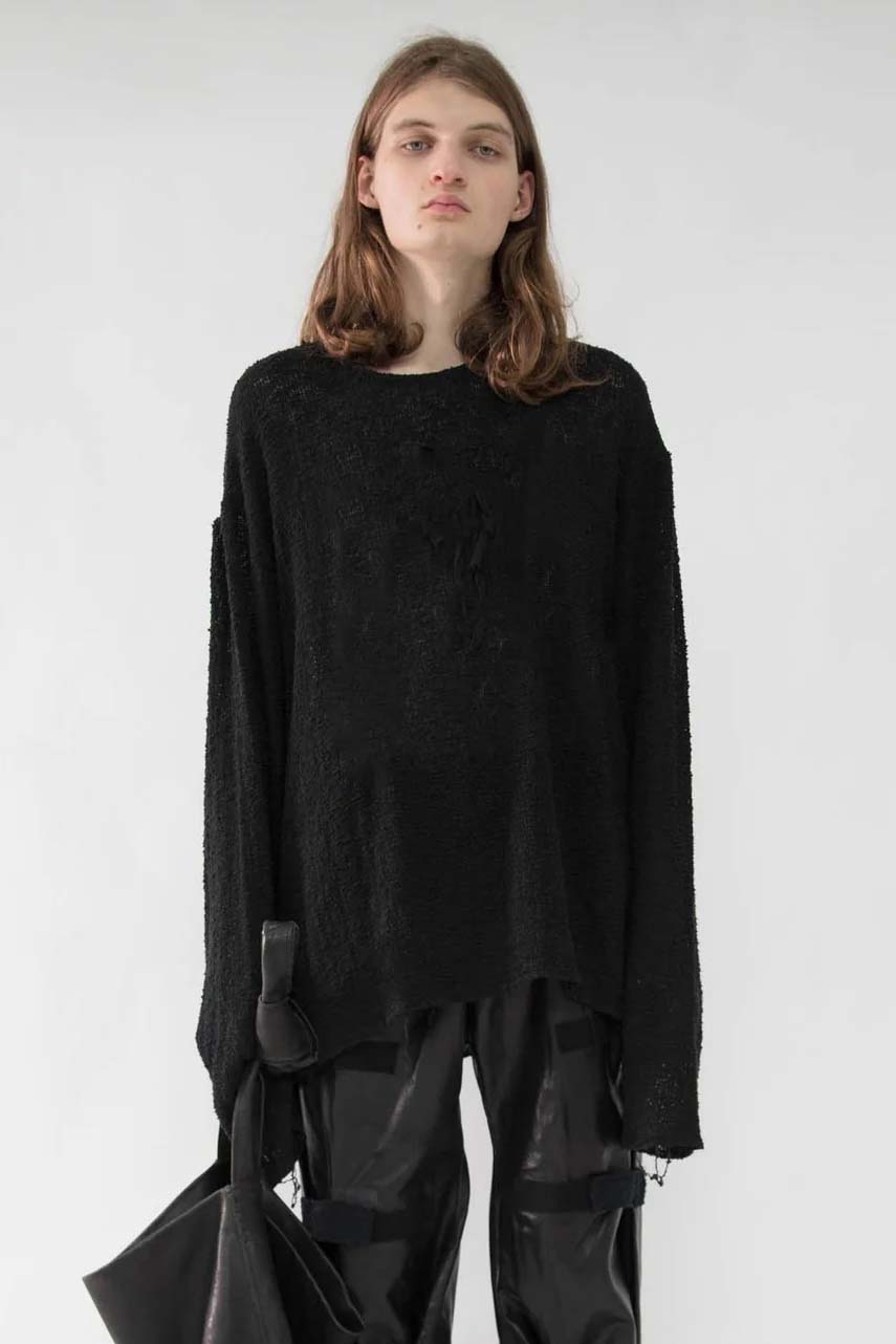 Knit Mesh Sweater - NELLY JOHANSSON