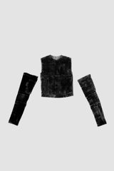 Hand-Painted Top + Sleeves