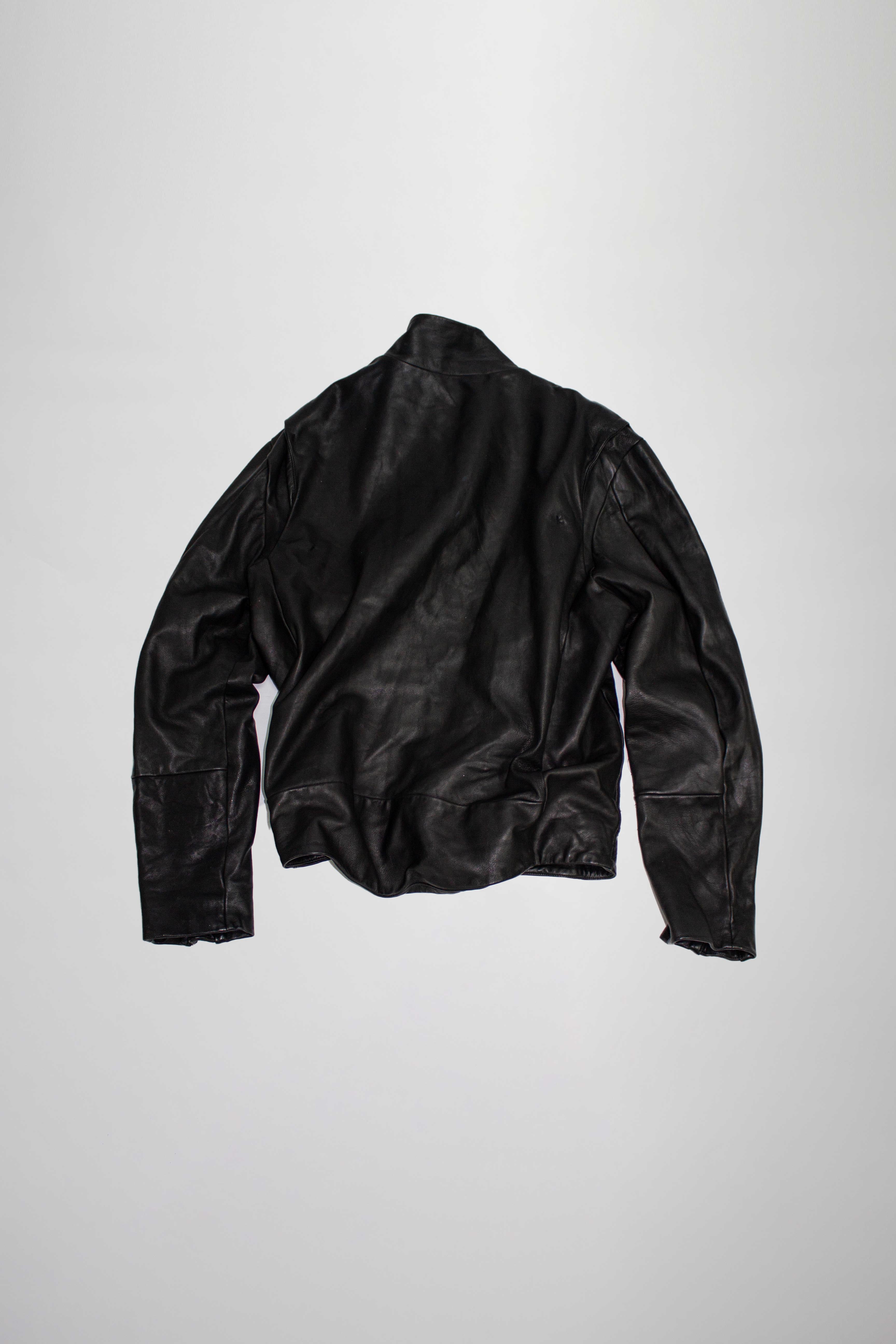 Leather Biker Jacket - NELLY JOHANSSON