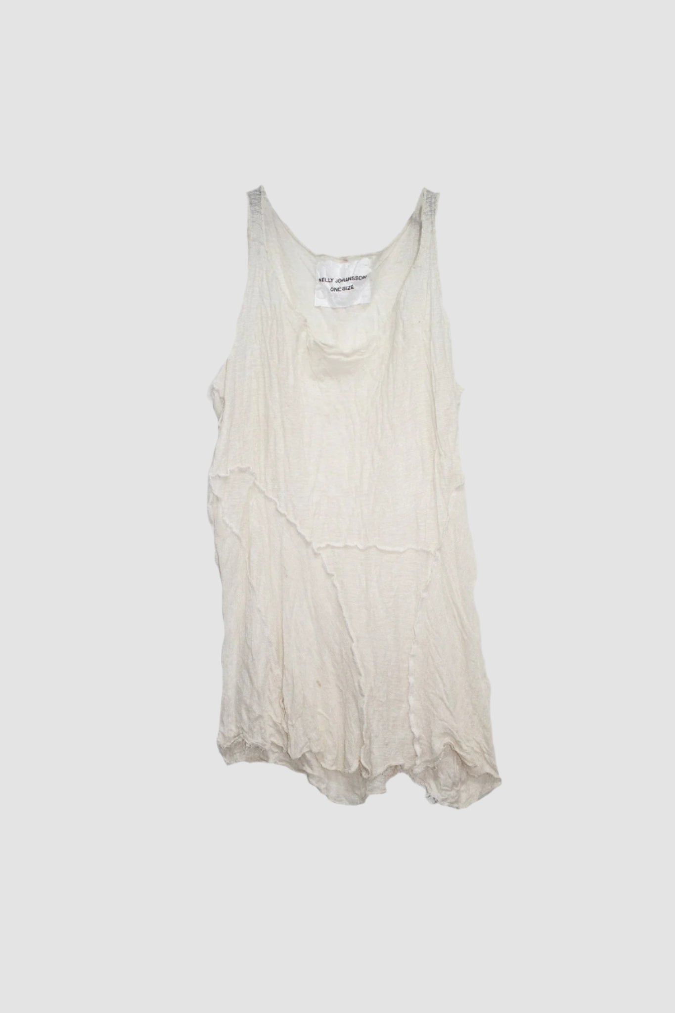 Asymmetrical Linen top 2 - NELLY JOHANSSON