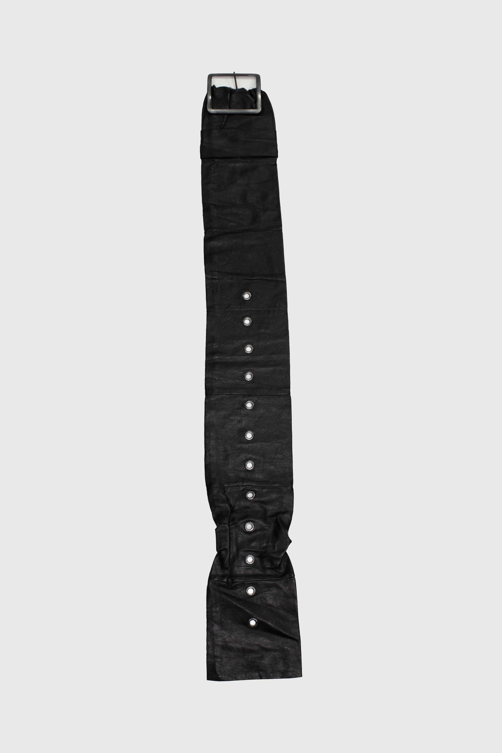 Oversized Leather Belt - NELLY JOHANSSON