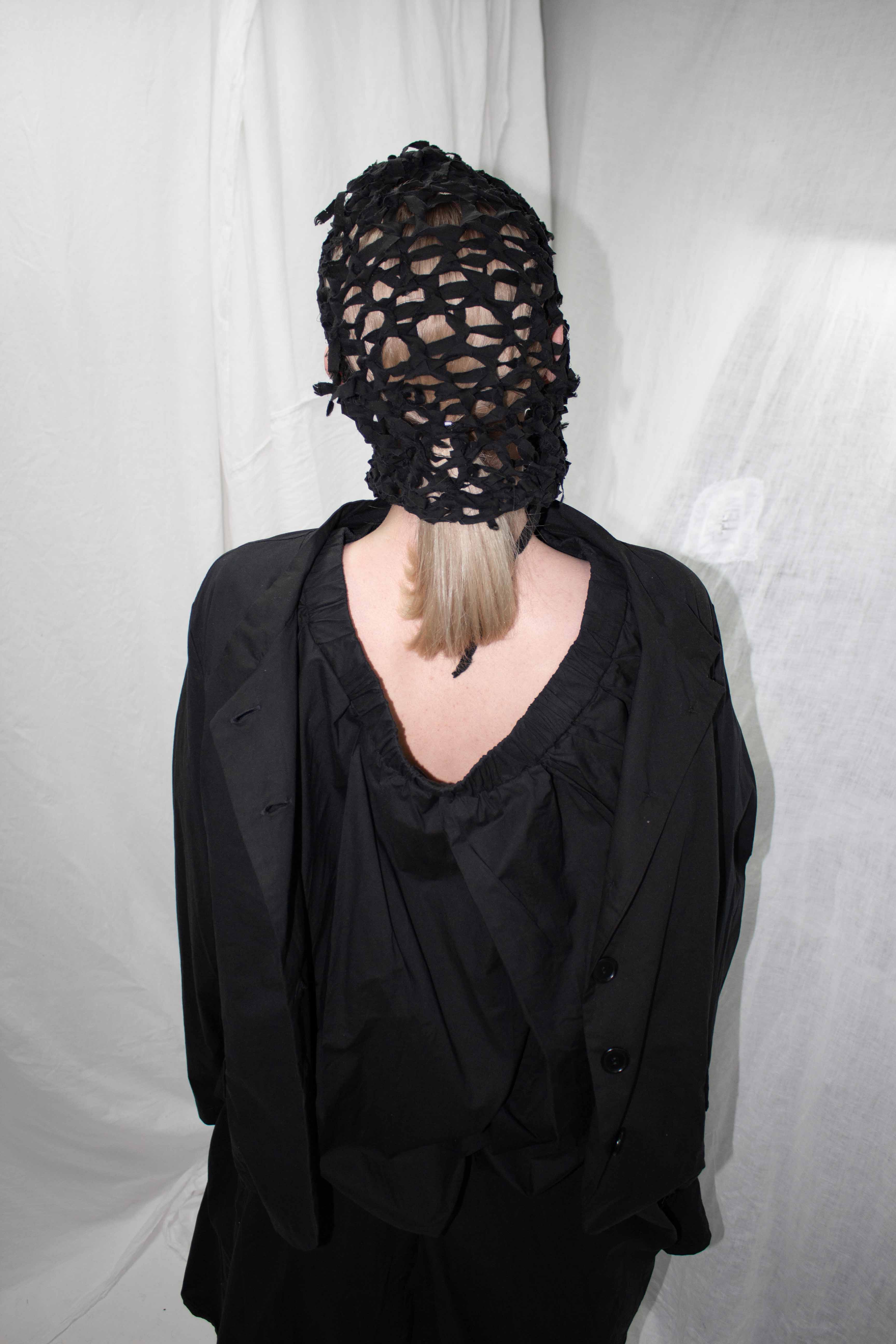Net Crochet Hat Mask - NELLY JOHANSSON
