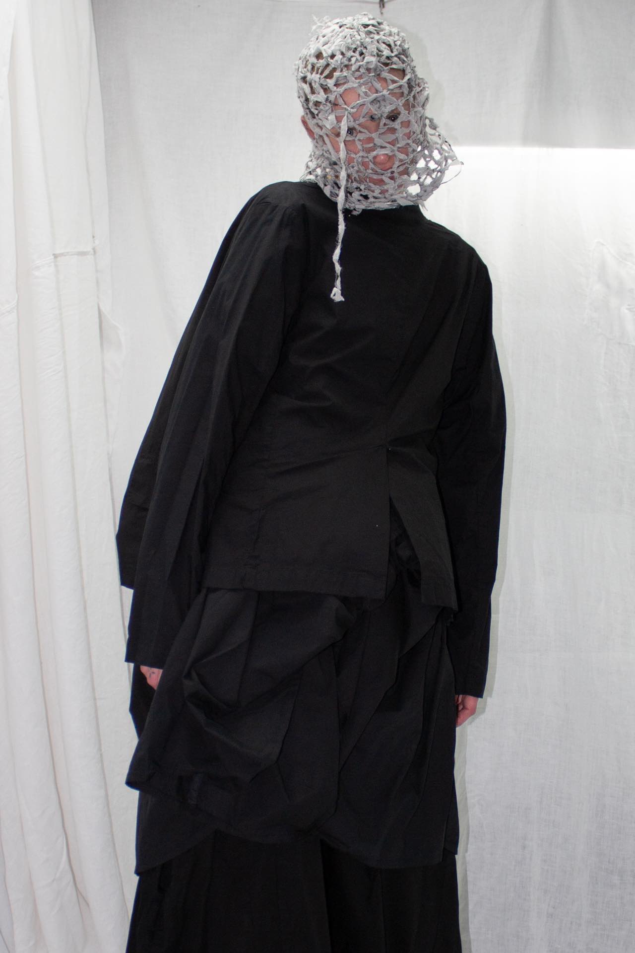 Net Crochet Hat Mask - NELLY JOHANSSON