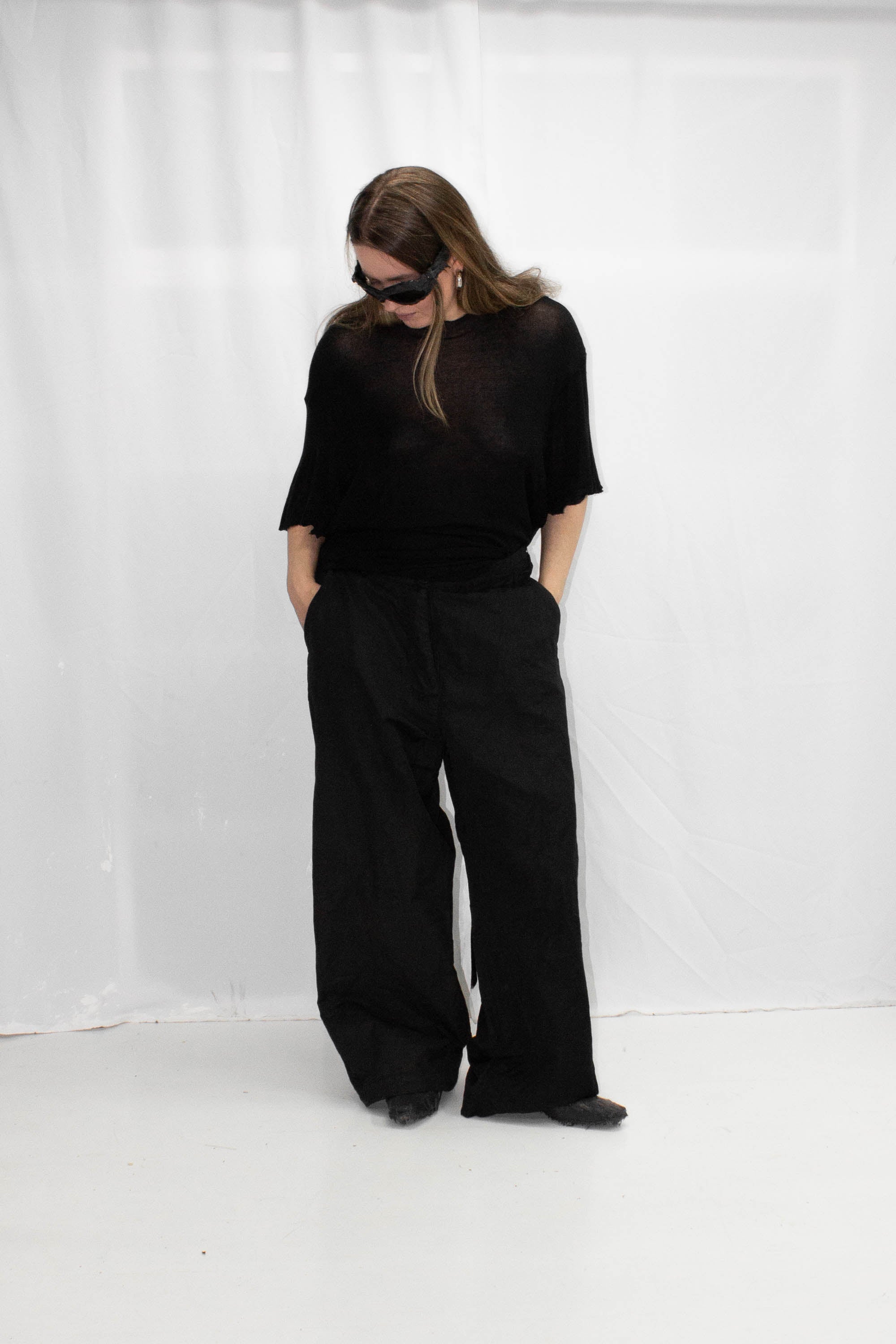 Silk Knit T-Shirt - NELLY JOHANSSON