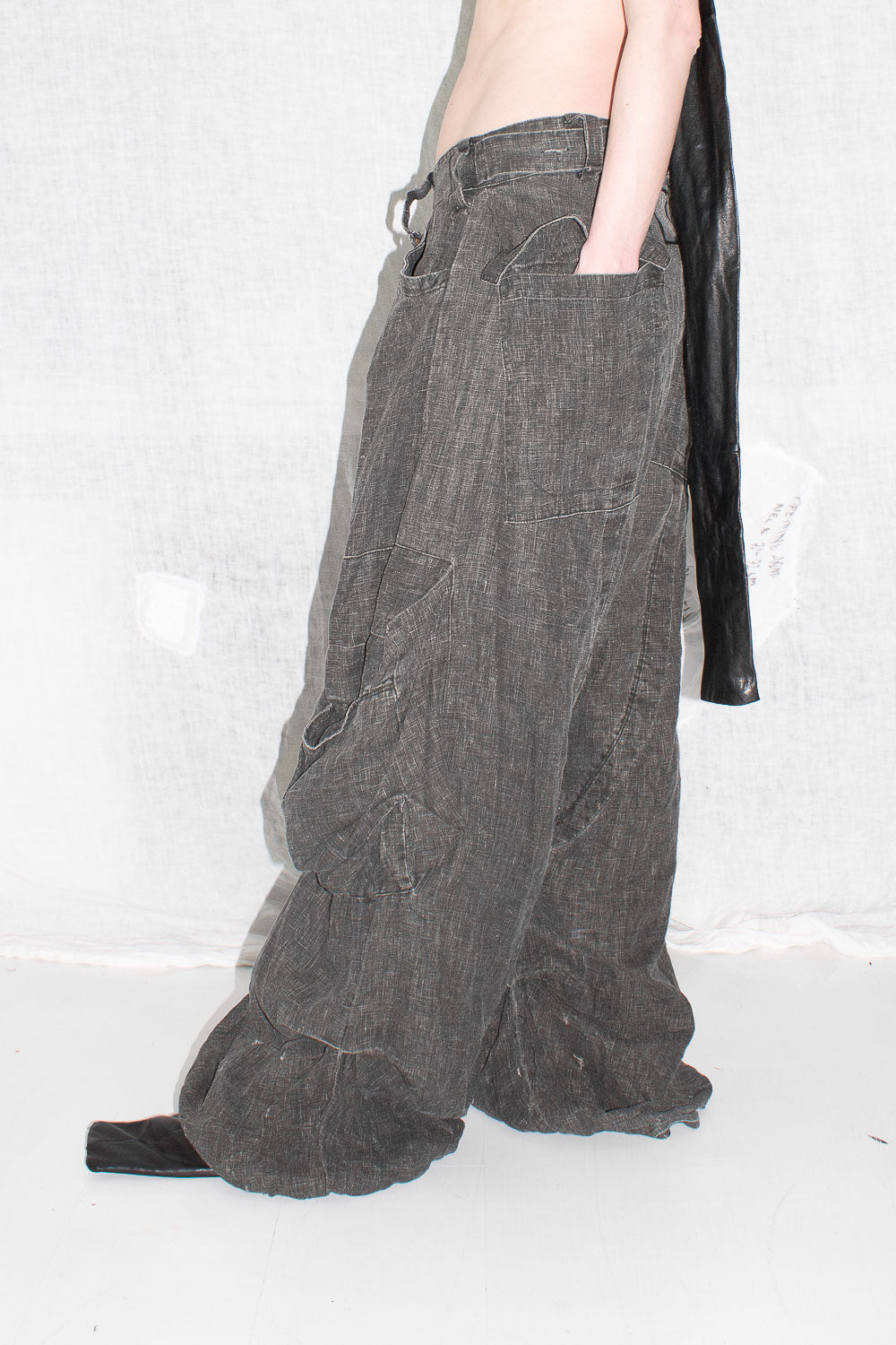 Cargo Linen Trousers - NELLY JOHANSSON