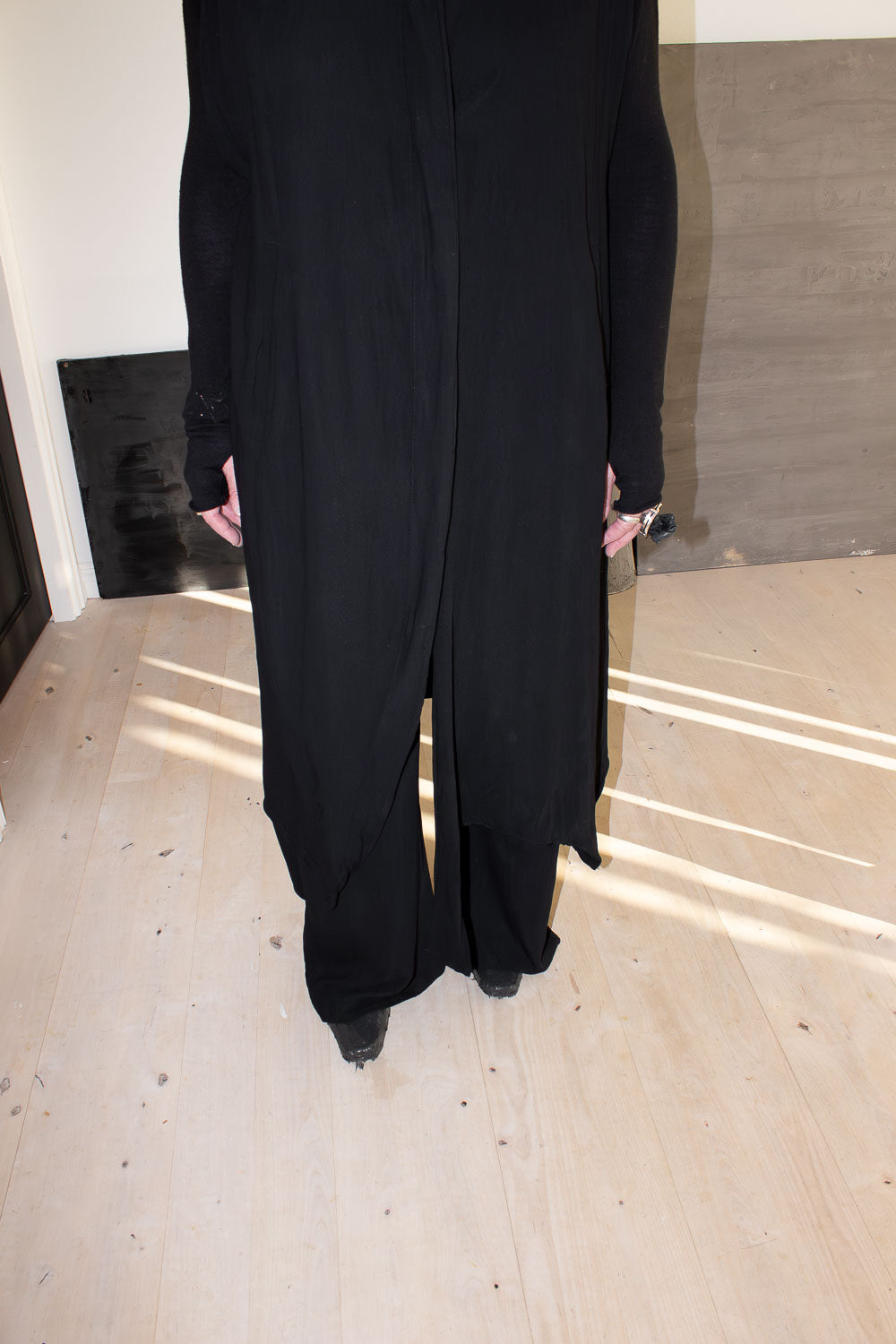 Black Maxi Pocket Dress - NELLY JOHANSSON