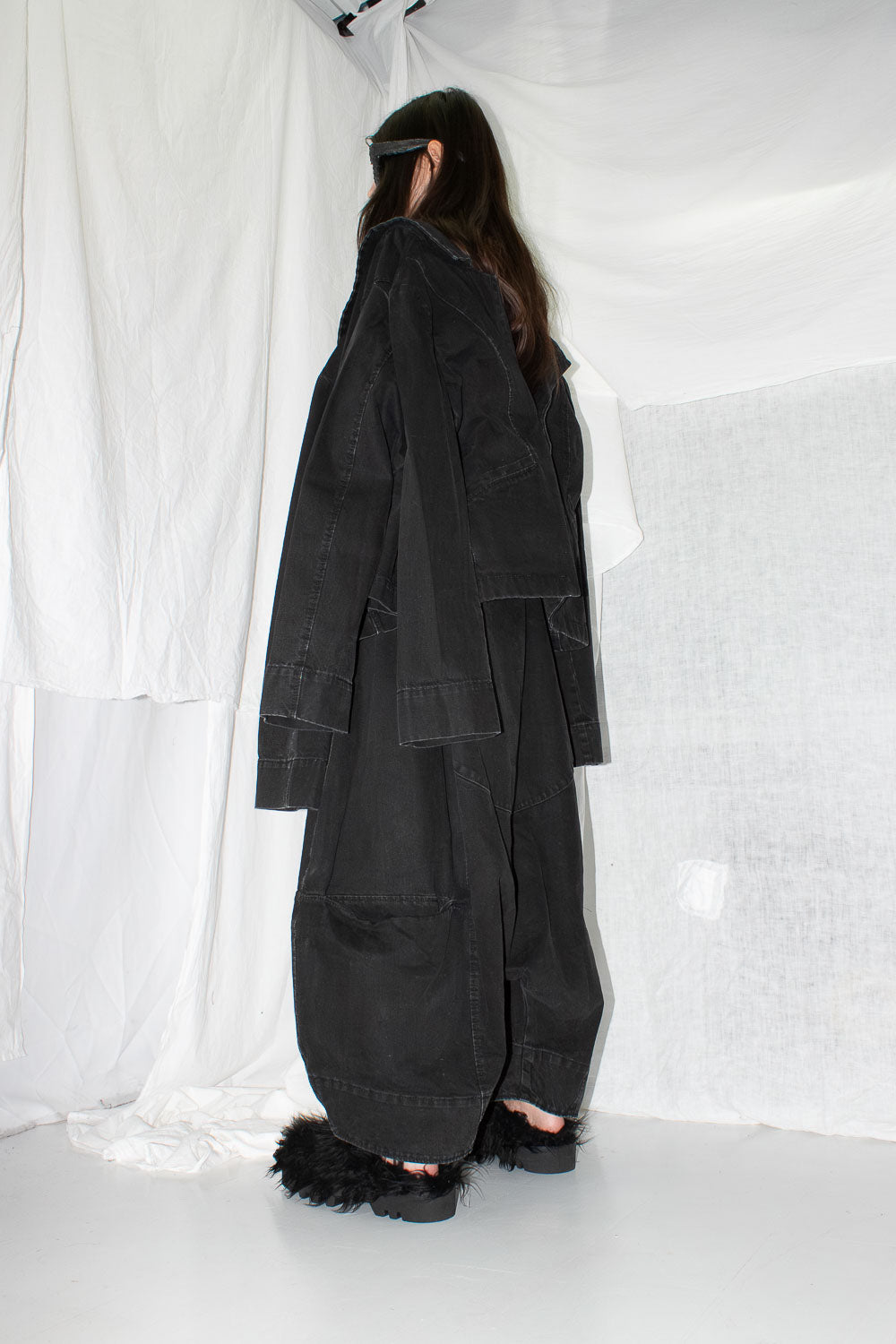Layered Denim Jacket - NELLY JOHANSSON