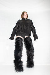 Lambskin Peplum Jacket