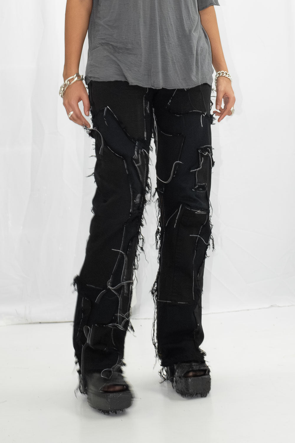 Dyed Fringe Denim - NELLY JOHANSSON