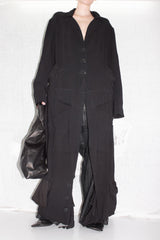 Deconstructed Linen Coat