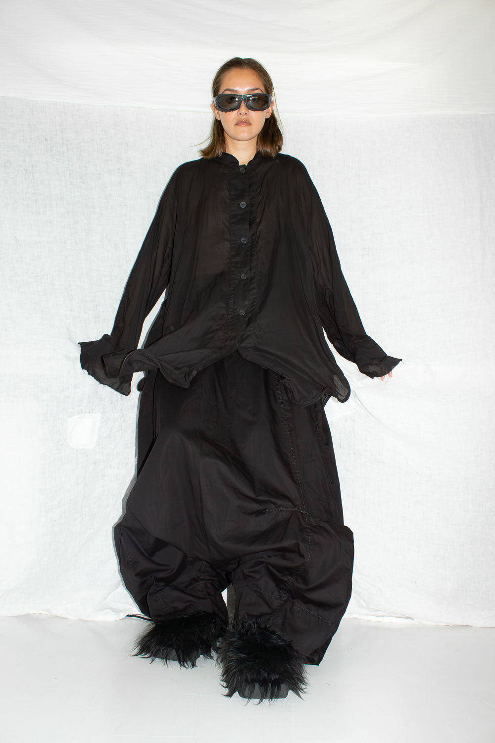 Oversized Drop Trousers - NELLY JOHANSSON