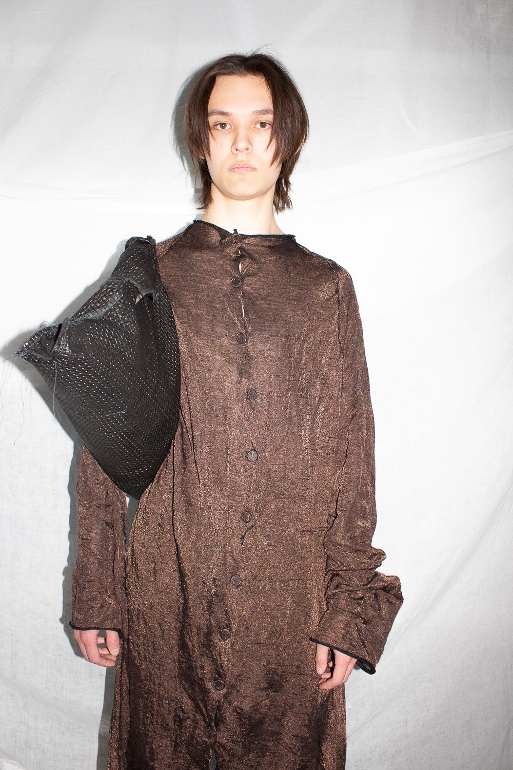 Triangular Leather Bag - NELLY JOHANSSON