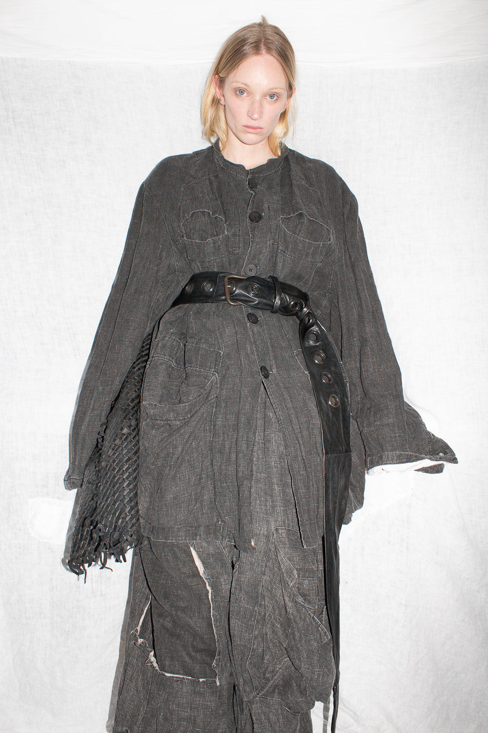 Antique Leather Belt - NELLY JOHANSSON