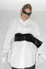 Oversized Leather Belt - NELLY JOHANSSON