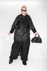 Short Sleeve Leather Shirt - NELLY JOHANSSON