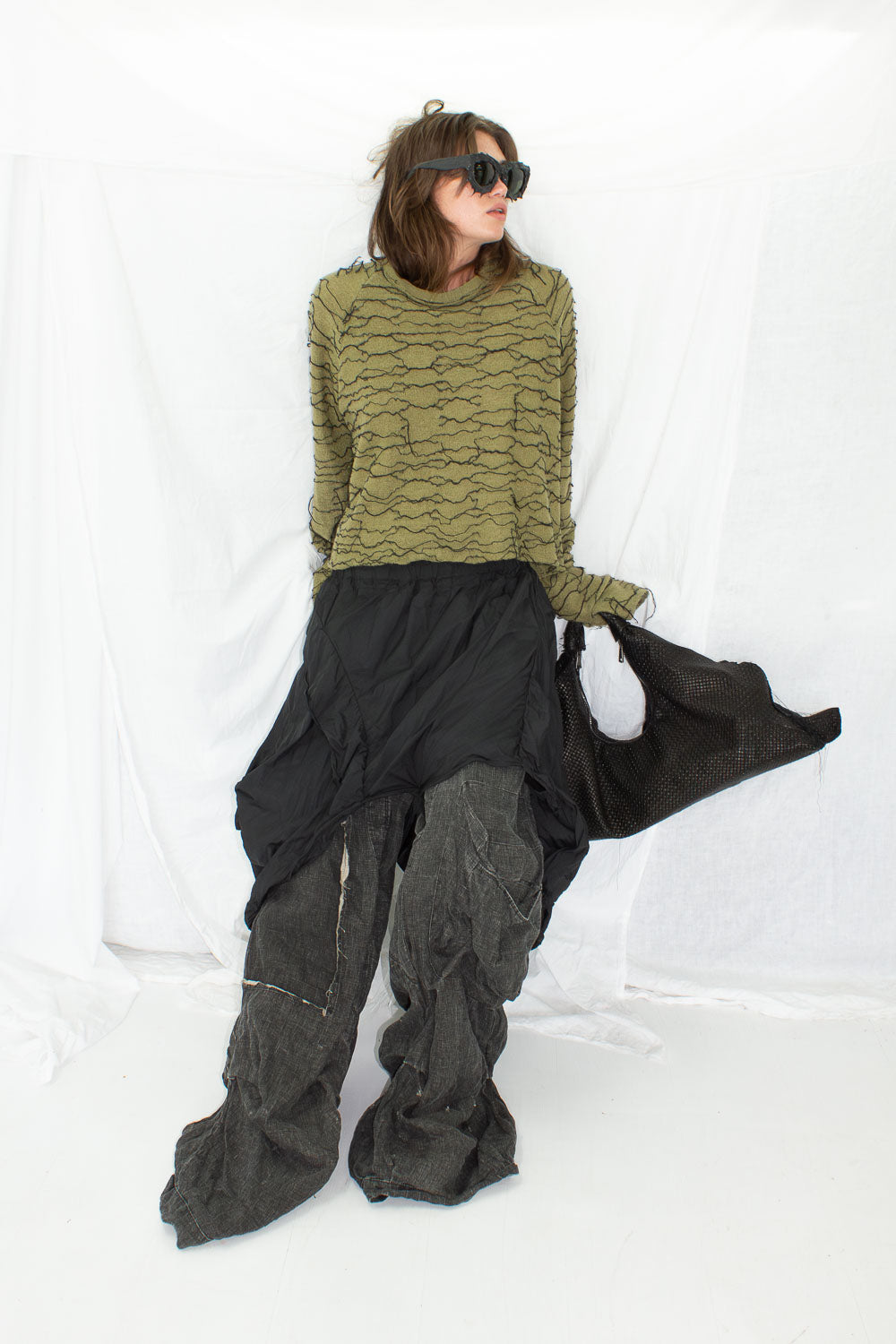 Striped Merino Wool Knit Sweater - NELLY JOHANSSON