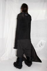 Pleated Long Sleeve Top