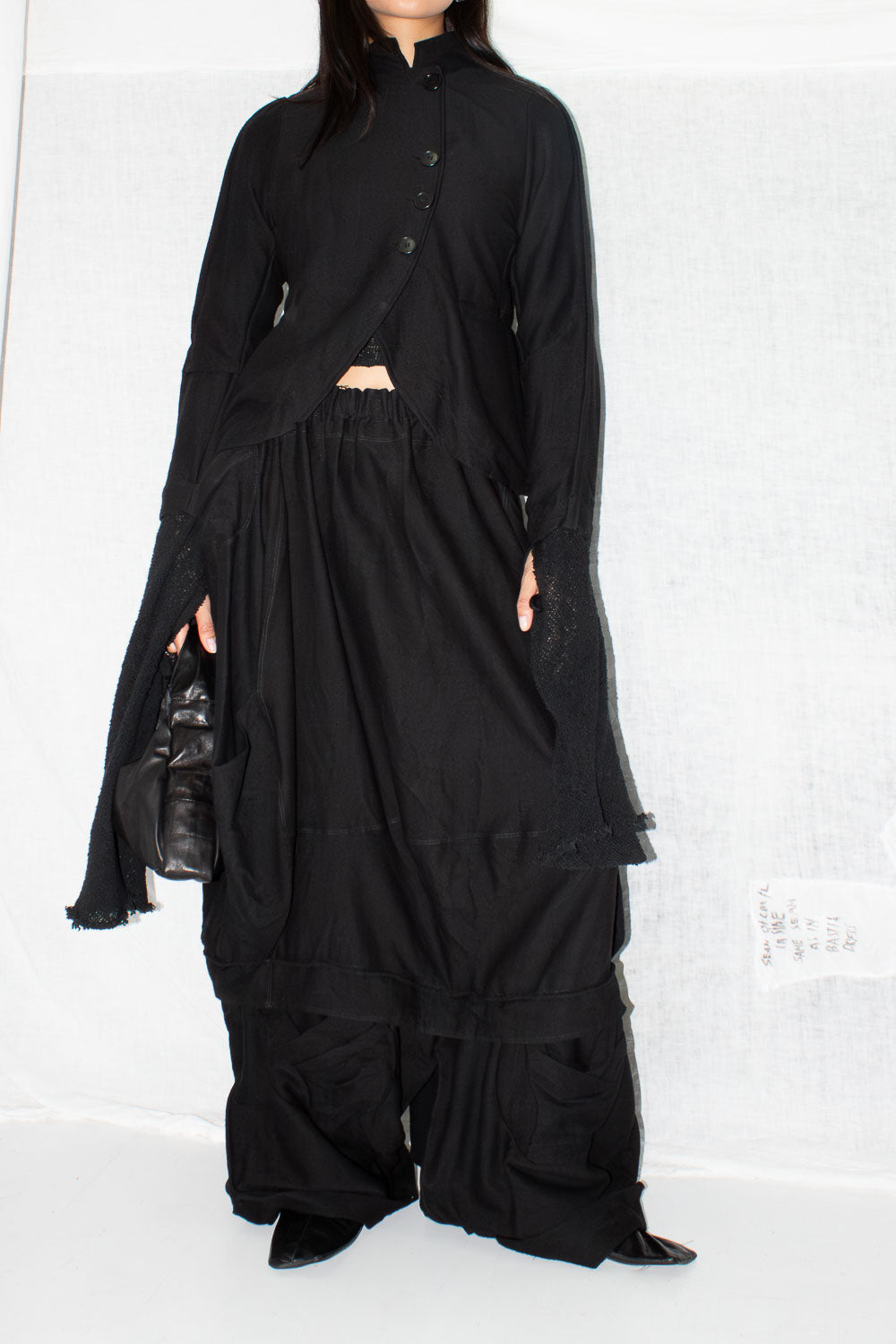 Skirt Layered Wool Trousers - NELLY JOHANSSON