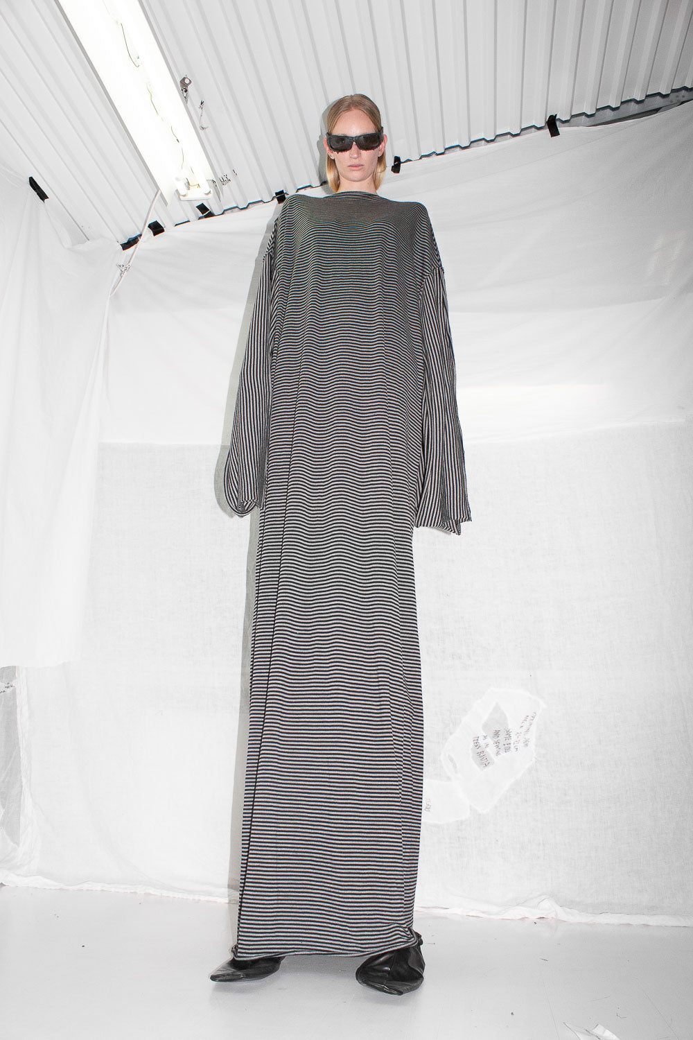 Long sleeve wool dress - NELLY JOHANSSON