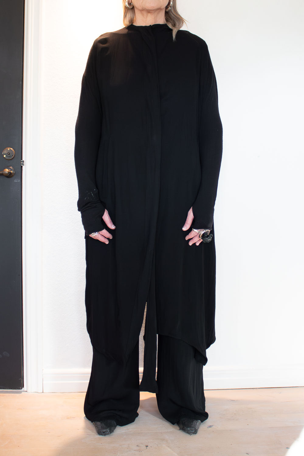 Black Maxi Pocket Dress - NELLY JOHANSSON