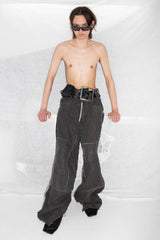 Patched Linen Trousers