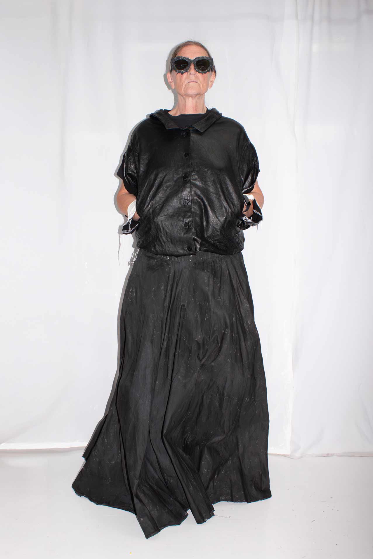 Patch Leather Jacket - NELLY JOHANSSON