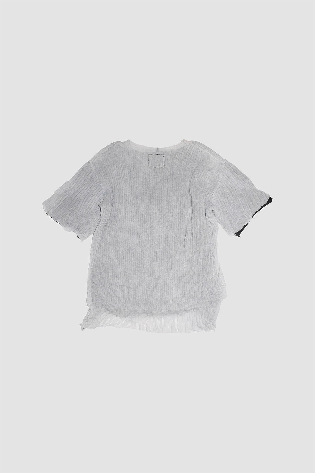 Lamé Stainless Steel Knit T-shirt