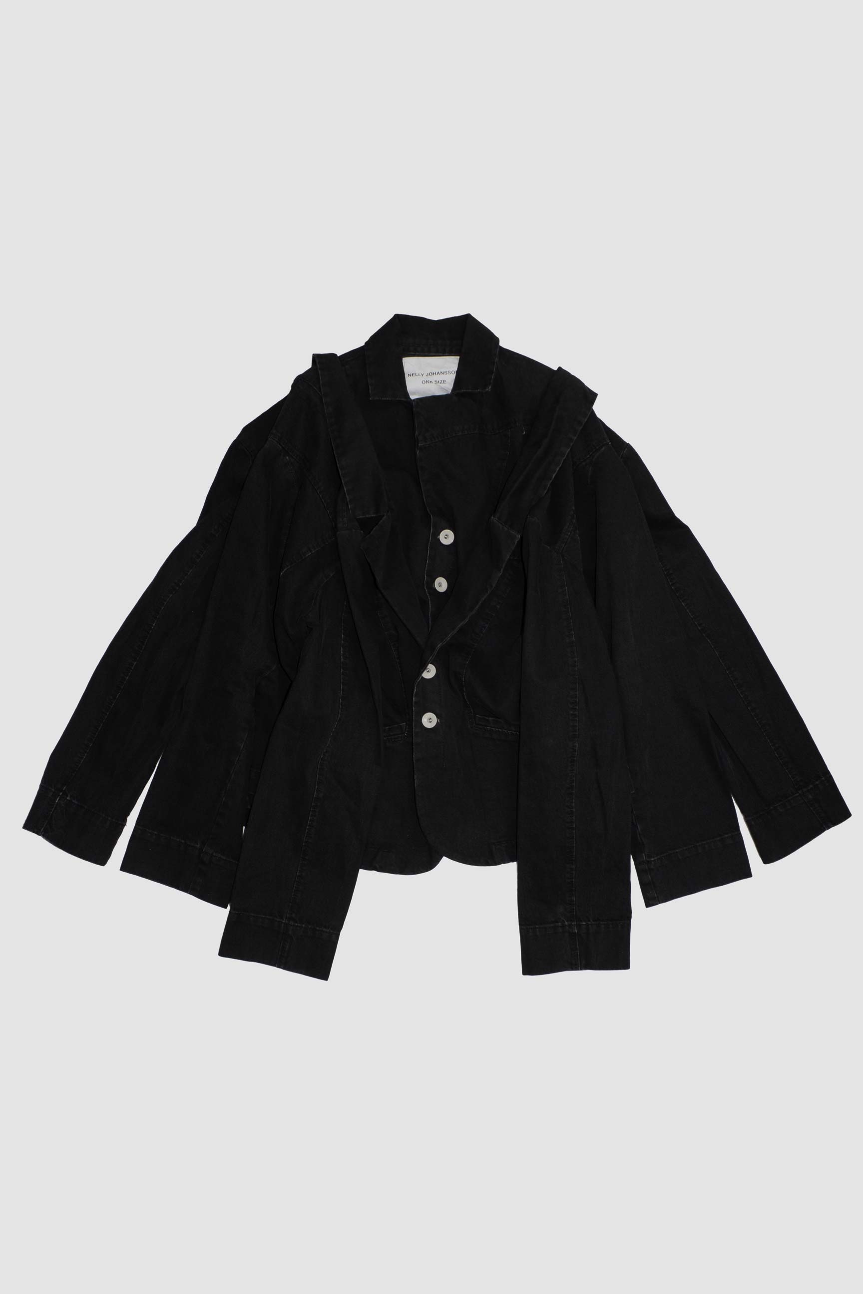 Layered Denim Jacket - NELLY JOHANSSON