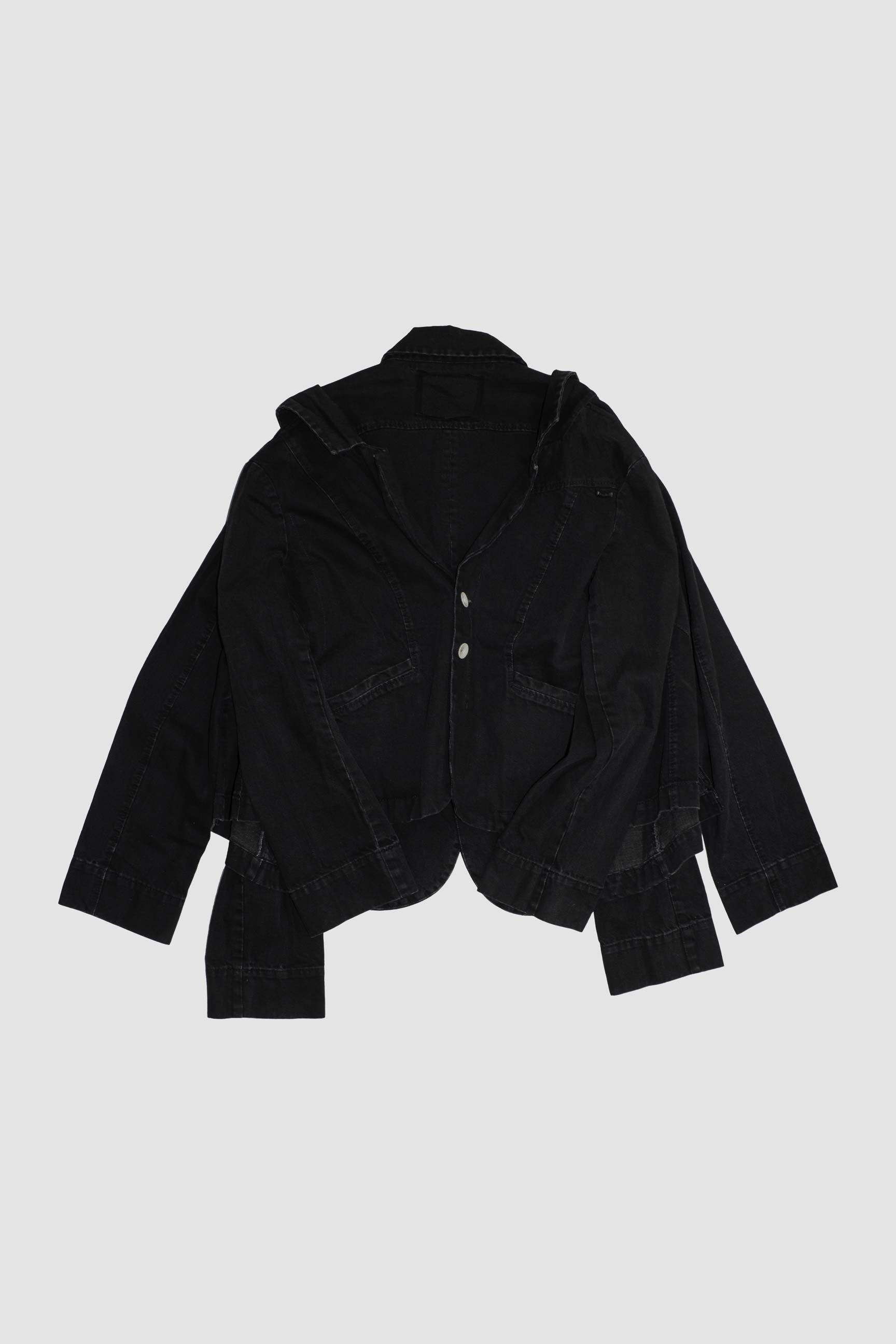 Layered Denim Jacket - NELLY JOHANSSON