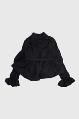 Ruched Bomber Jacket