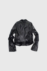 Sculptural Leather Jacket