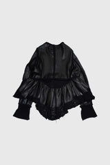 Lambskin Peplum Jacket