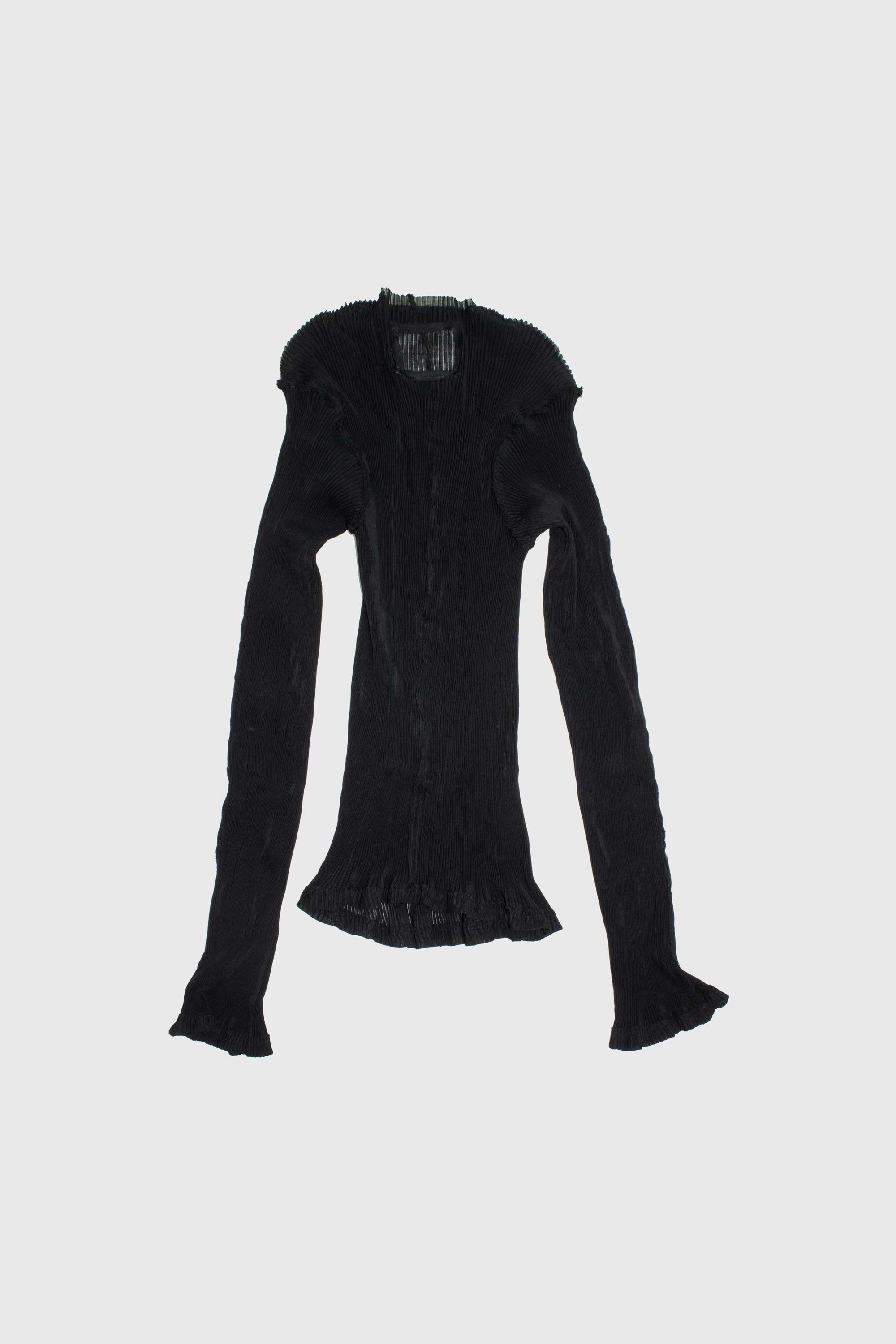 Pleated Long Sleeve Top - NELLY JOHANSSON