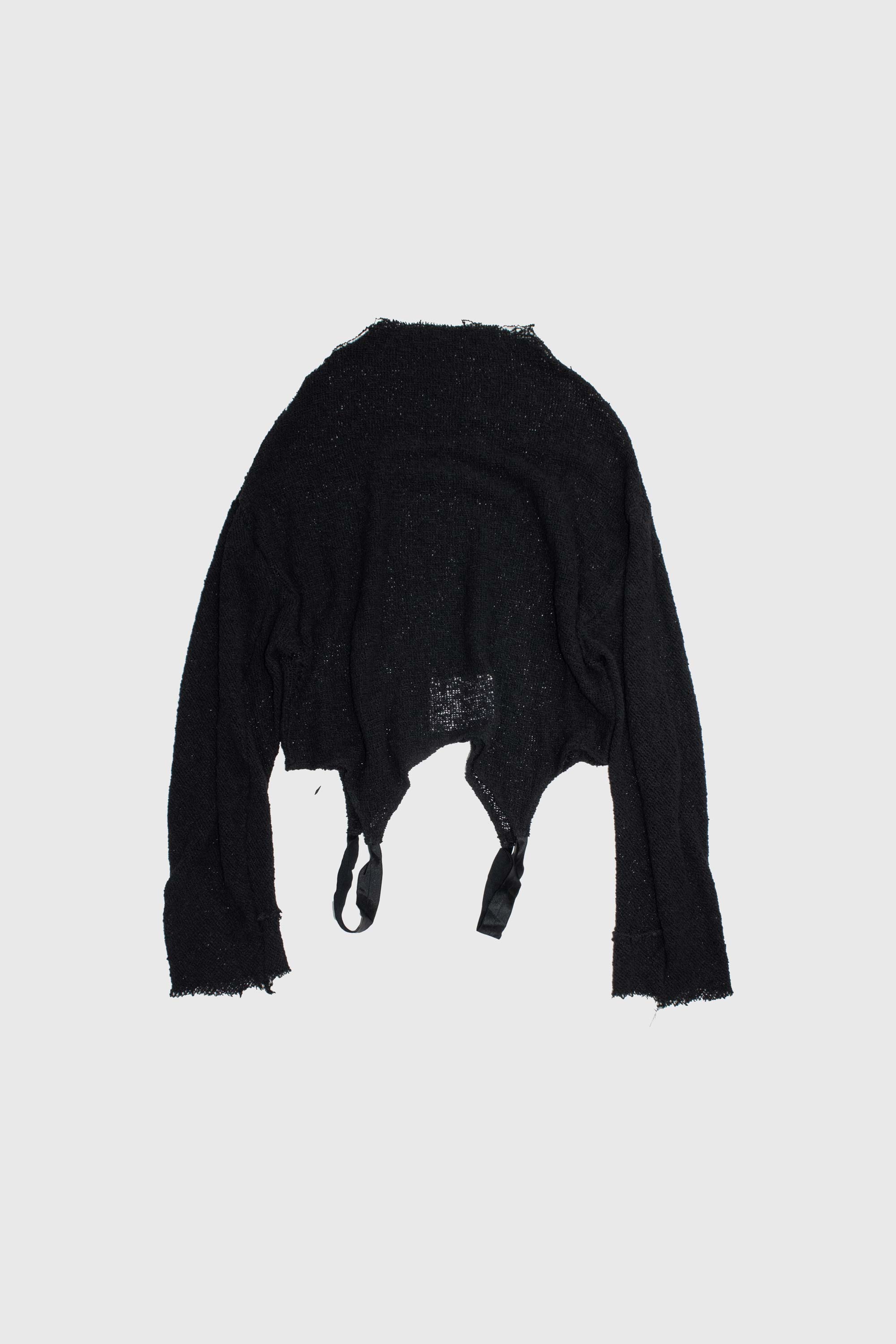 Printed Mesh Knit Sweater - NELLY JOHANSSON