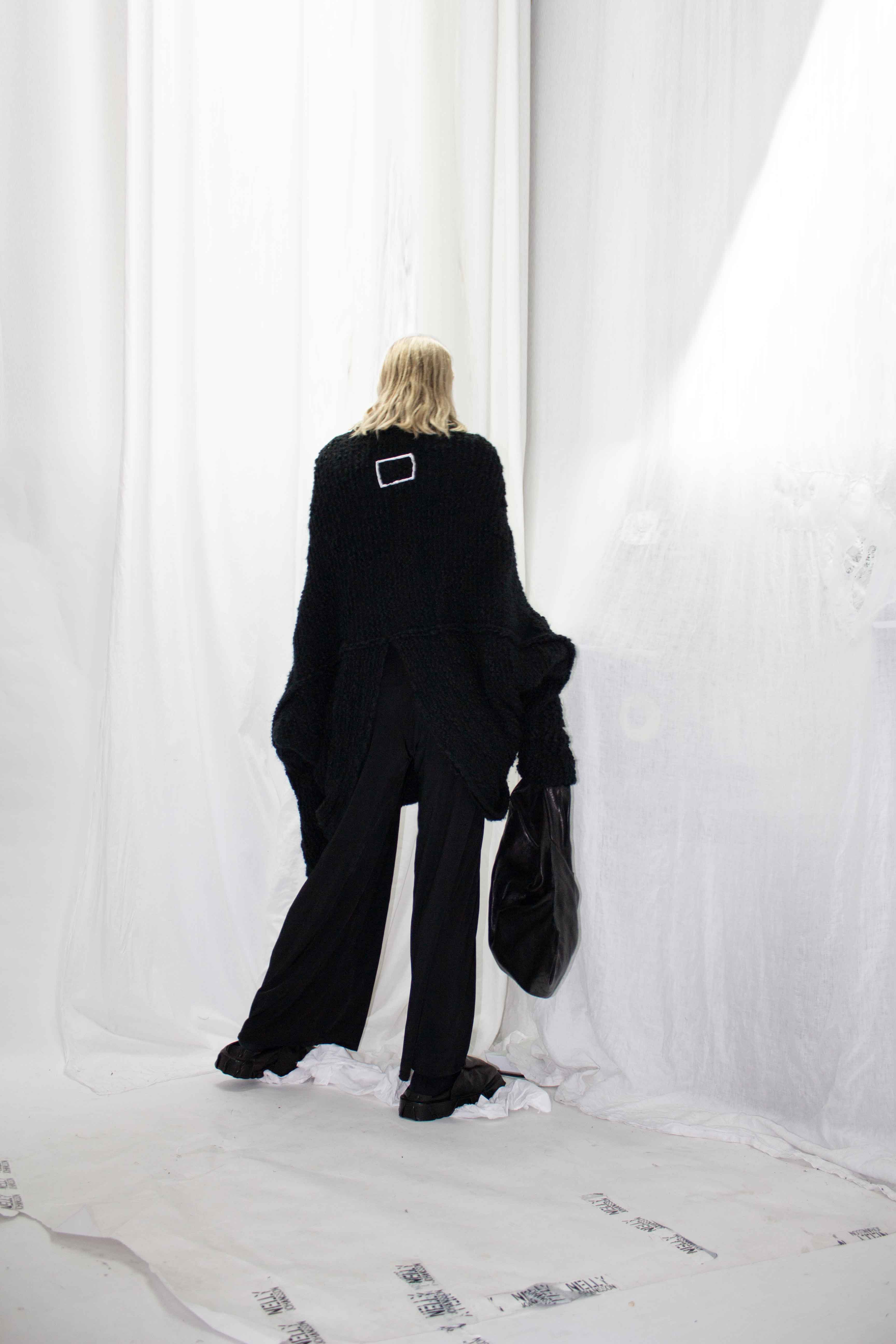 DROP SHOULDER CARDIGAN - NELLY JOHANSSON