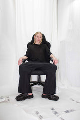 Merino blend T-shirt - NELLY JOHANSSON