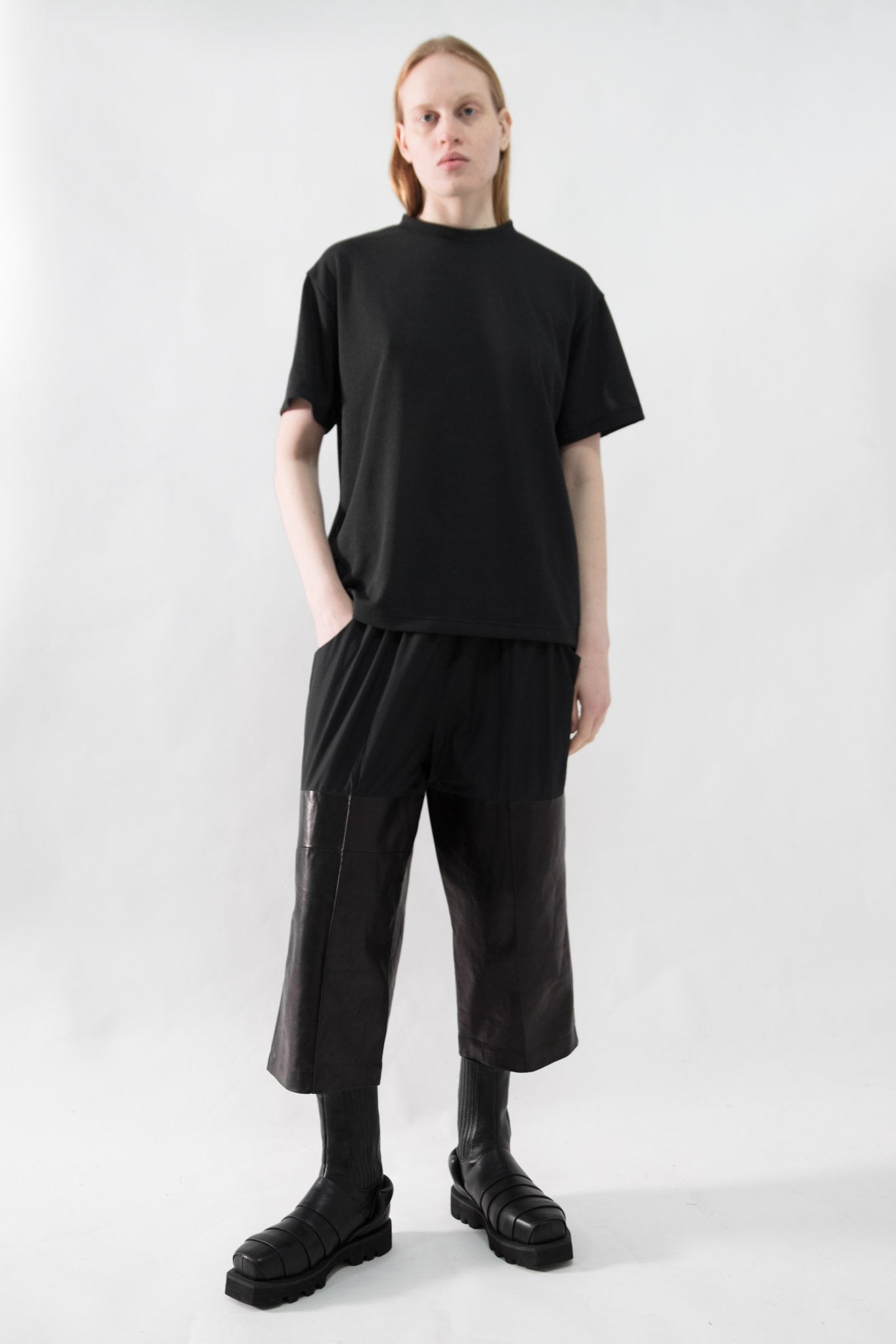 Perforated Crewneck T-Shirt - NELLY JOHANSSON