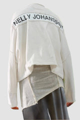 Folded Patch Work Fleece Cardigan - NELLY JOHANSSON