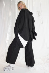 NELLY JOHANSSON DRAPED SHIRT DRESS - NELLY JOHANSSON