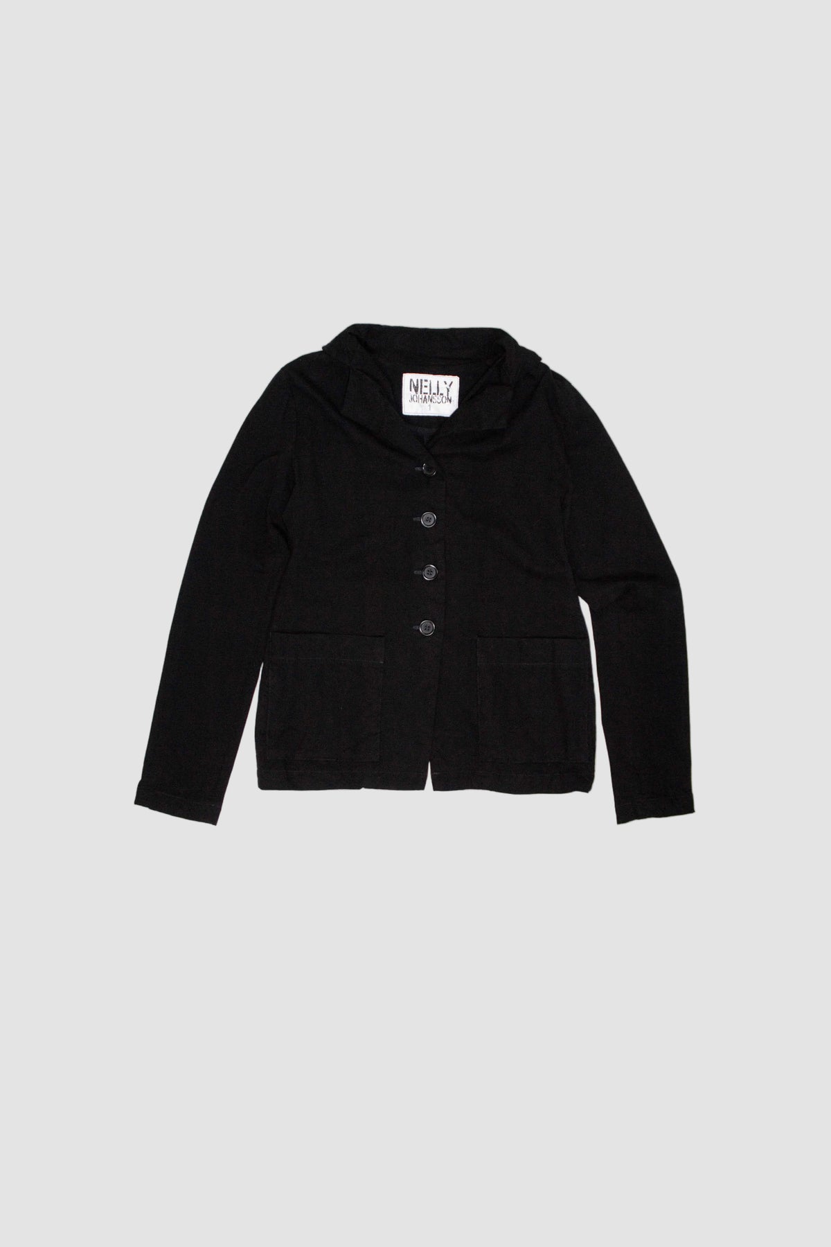 Matte Stretch Jacket by NELLY JOHANSSON, viscose and elastane