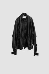 Leather Windbreaker
