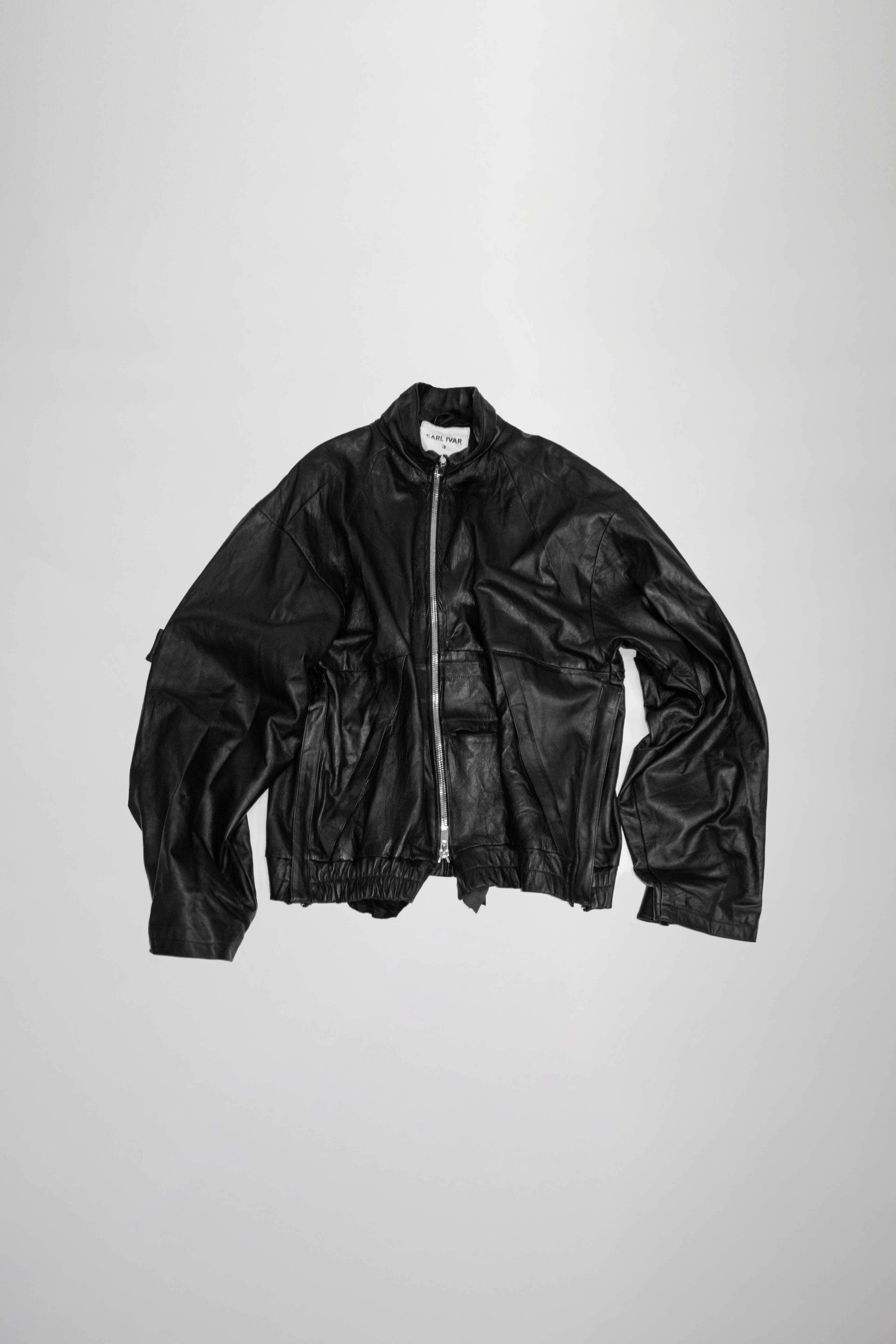 Leather Windbreaker - NELLY JOHANSSON