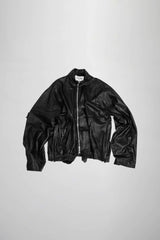 Leather Windbreaker