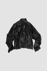 Leather Windbreaker