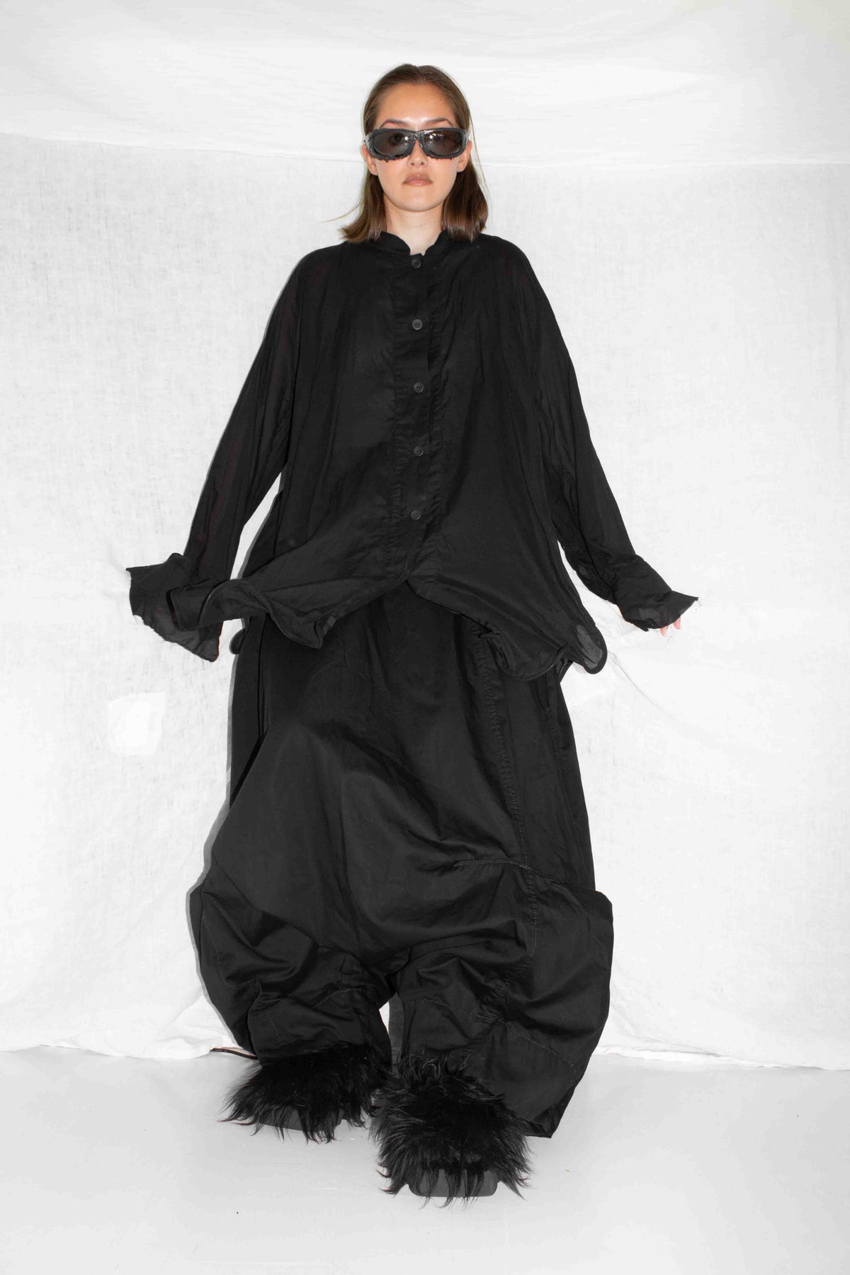 Sculptural Mock Shirt by NELLY JOHANSSON, cotton – view 5 of 5