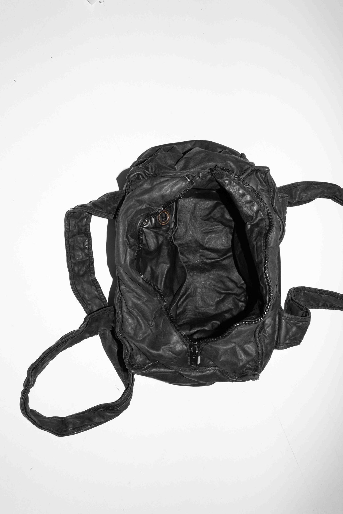 Washed Leather Bag