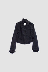 SPLIT BACK CROP JACKET