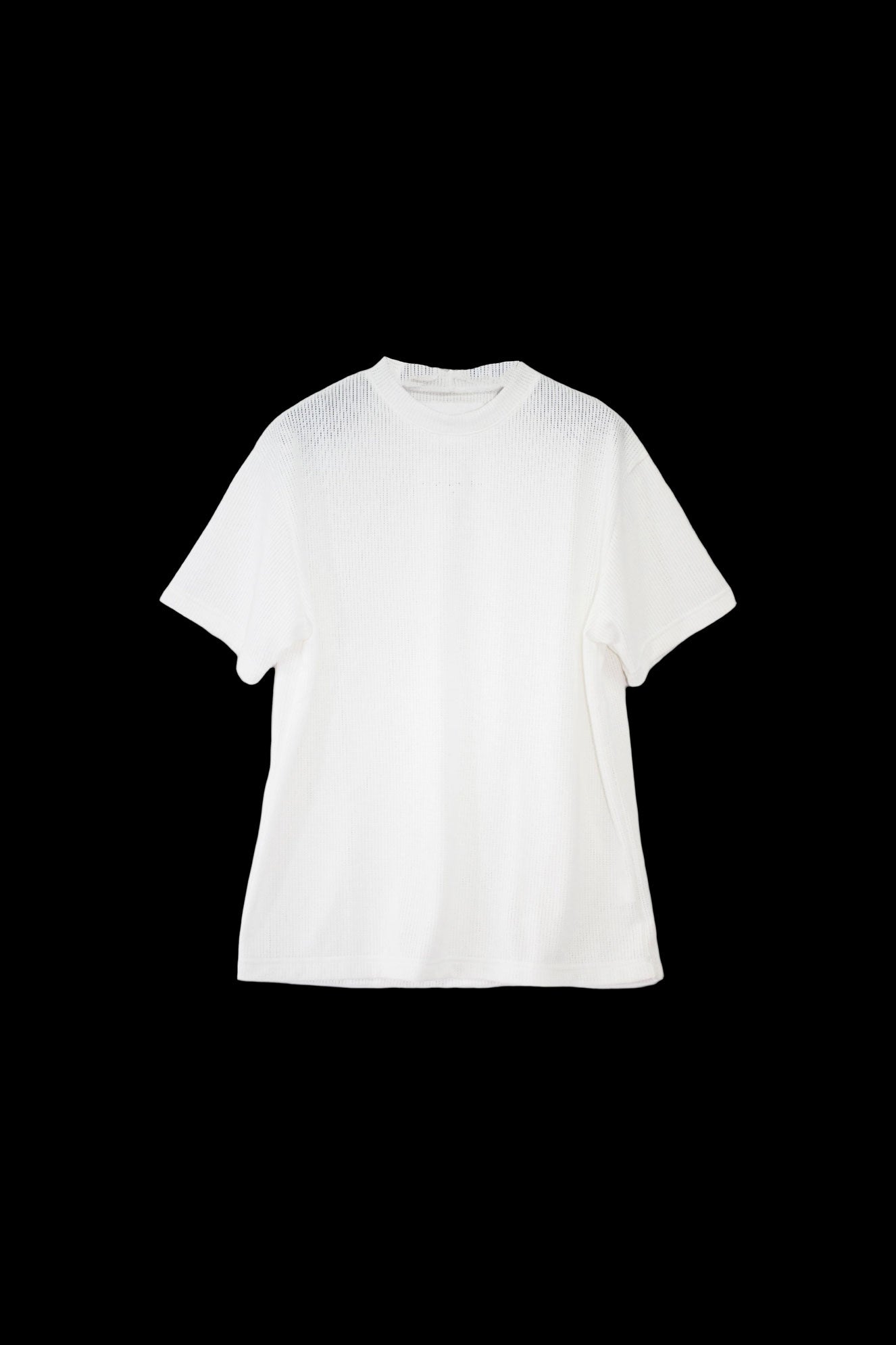 Perforated Crewneck T-Shirt B - NELLY JOHANSSON