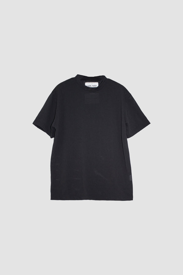 Perforated Crewneck T-Shirt B