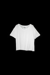 Cropped V-Neck T-Shirt